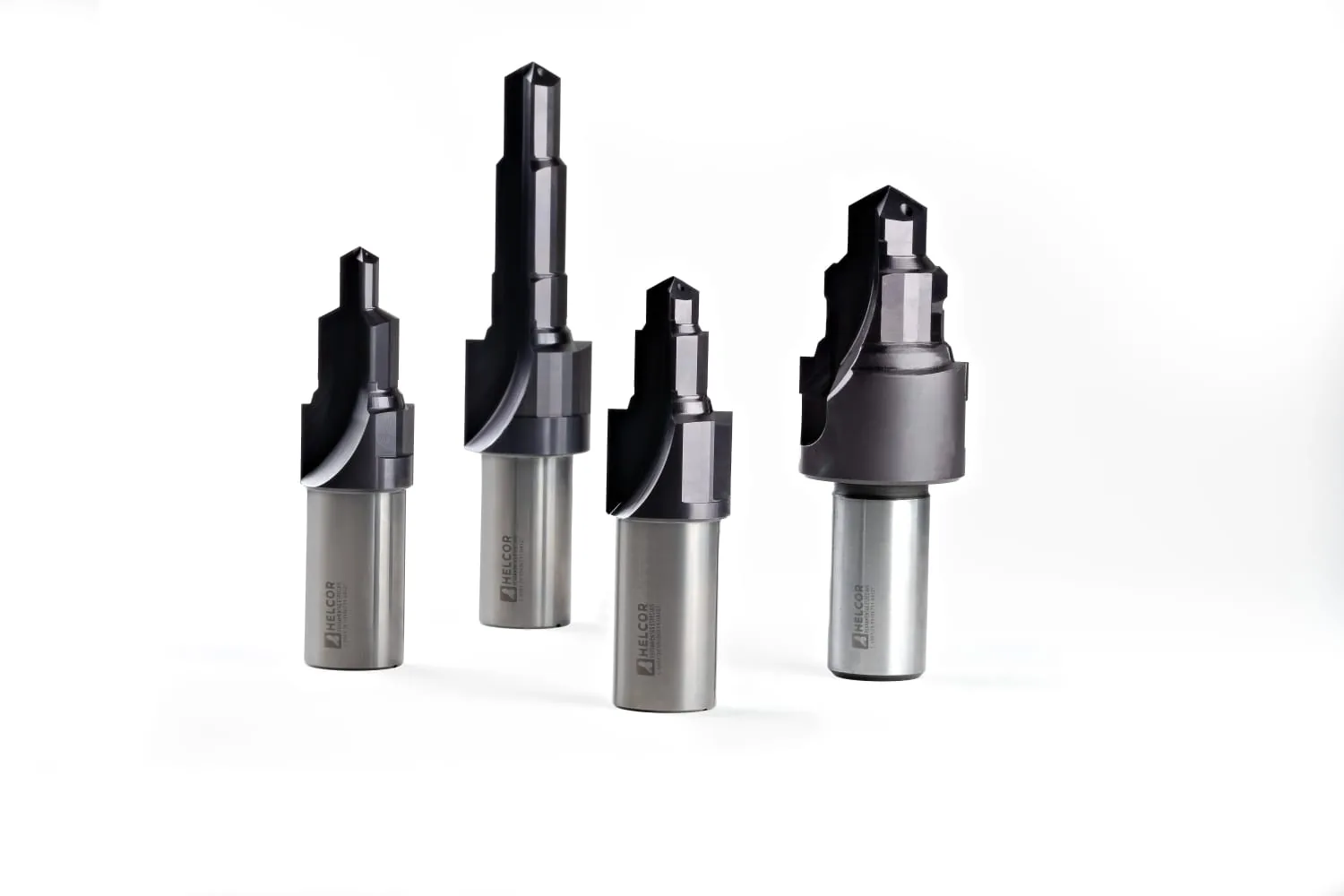 Quatro ferramentas escalonadas Tool Tec de metal duro Helcor